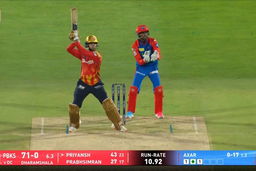 IPL 2025 M58: PBKS vs DC - Priyansh Arya Six