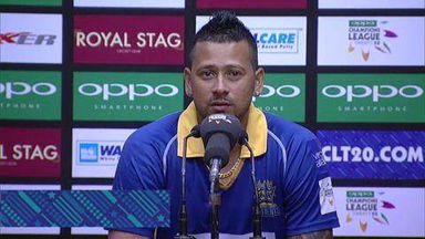 CLT20 2014 M5: KXIP vs BT  –   Press Conference – Rayad Emrit
