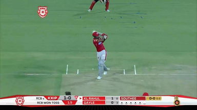 M48: KXIP vs RCB – KL Rahul Six