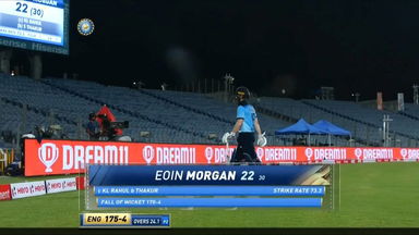IND vs ENG 2021, 1st ODI : Eoin Morgan Wicket