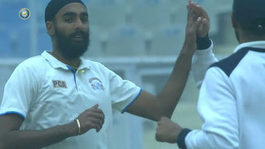 Ranji Trophy  2022/23: Baltej Singh's first-over strike for Punjab