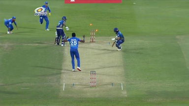 Direct hit, No run-out