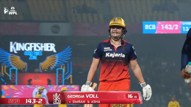 Wicket: Match 18, UP Warriorz vs Royal Challengers Bengaluru, WPL 2026: Georgia Voll Wicket