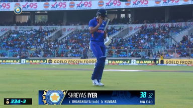 IND vs SL 2023, 3RD ODI: Shreyas Iyer  Wicket