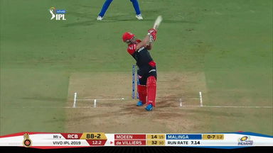 M31: MI vs RCB – AB de Villiers Six