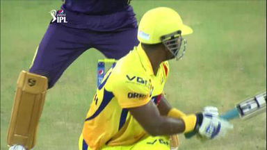 M21: CSK vs KKR –  Dwayne Smith Wicket