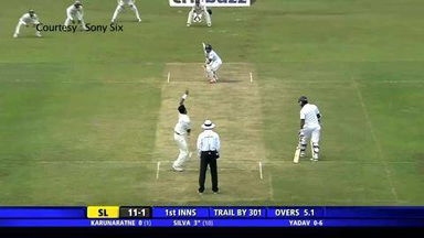 SL vs India, 3rd Test : SL 1st innings - Silva Wicket