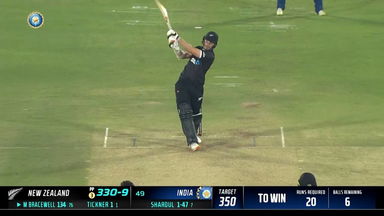 IND vs  NZ 2023, 1ST ODI: Michael Bracewell  Six