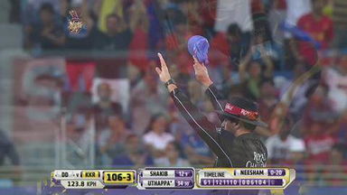 M6: KKR vs DD –  Robin Uthappa Six