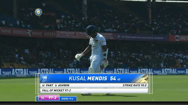 IND vs SL 2022, 2nd Test, Day 3: Kusal Mendis Wicket