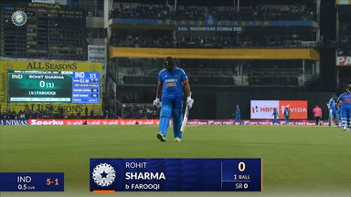 IND vs AFG 2024, 2ND T20I: Rohit Sharma Wicket