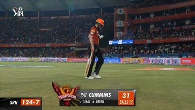 M41: SRH vs RCB – Pat Cummins Wicket