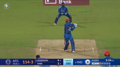 IND vs AFG 2024, 3RD T20I: Gulbadin Naib Six
