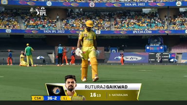 M17: CSK vs SRH – Ruturaj Gaikwad Wicket