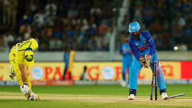 Axar Patel's direct-hit sends Maxwell packing