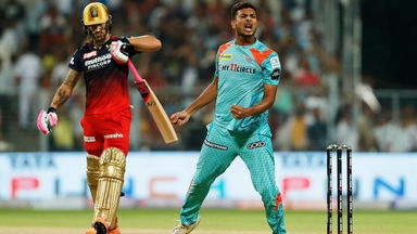 Faf out on a duck: Mohsin Khan strikes