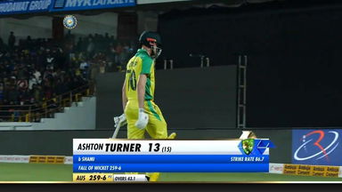 IND vs AUS 2020, 2nd ODI: Ashton Turner Wicket