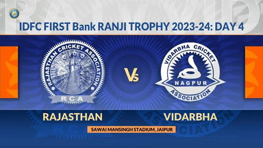 Ranji Trophy 2023/24, Rajasthan vs Vidarbha Day 4: Match Highlights