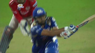 M43: MI vs KXIP – Rohit Sharma Wicket