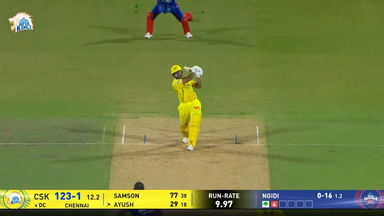 IPL 2026 M18: CSK vs DC - Ayush Mhatre Six
