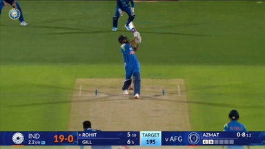 IND vs AFG 2026, 1st ODI: Rohit Sharma Six