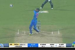 IND vs BAN 2019, 1st T20I: Krunal Pandya Six