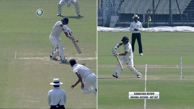 Ranji Trophy 2019-20: Bengal  vs Karnataka, SF2 - First DRS dismissal in Ranji Trophy history