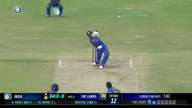 IND vs SL 2023, 3RD ODI: Virat Kohli  Six