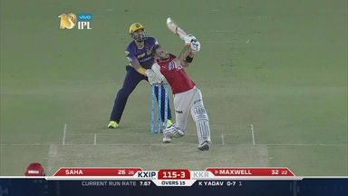 M49: KXIP vs KKR – Glenn Maxwell Six