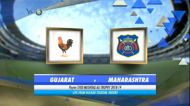 Syed Mushtaq Ali Trophy 2018-19: Gujarat vs Maharashtra - Highlights