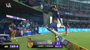 M36: RCB vs KKR – Venkatesh Iyer Wicket