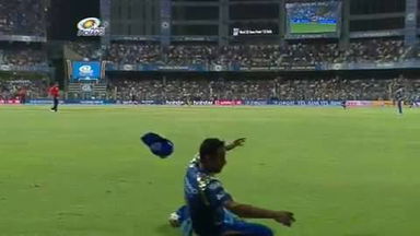 M51: MI vs KKR – Rayudu's electrifying fielding saves a certain four