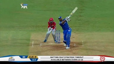 M24: MI vs KXIP – Kieron Pollard Six
