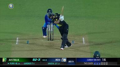 IND-W vs AUS-W 2022, 3RD T20I: Ellyse Perry Six