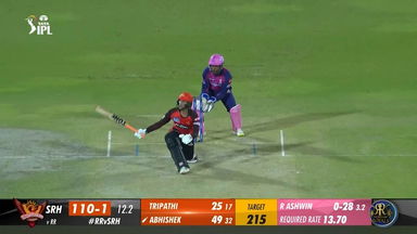 M52: RR vs SRH – Abhishek Sharma Six