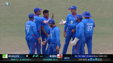 SMAT 2023, Meghalaya vs Mumbai: Fall of Wickets