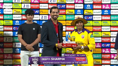 Kingfisher Good Times Sixes of the Match: Match 20, Delhi Capitals vs UP Warriorz, WPL 2026: Deepti Sharma