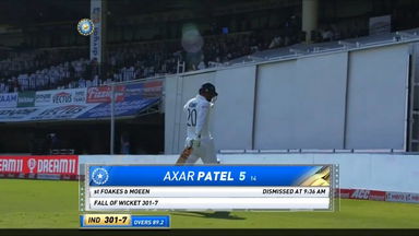 IND vs ENG 2021, 2nd Test, Day 2: Axar Patel Wicket