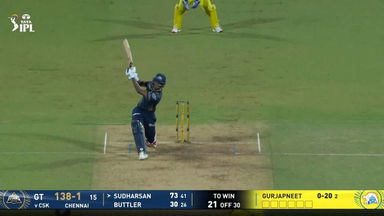 IPL 2026 M37: CSK vs GT - Sai Sudharsan Six