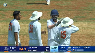 Ranji Trophy 2023/24, Mumbai vs Vidarbha, Final: Harsh Dubey's fabulous five-wicket haul against Mumbai