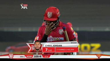M43: KXIP vs SRH – Chris Jordan Wicket