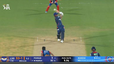 IPL 2025 M04: DC vs LSG - Mitchell Marsh Six