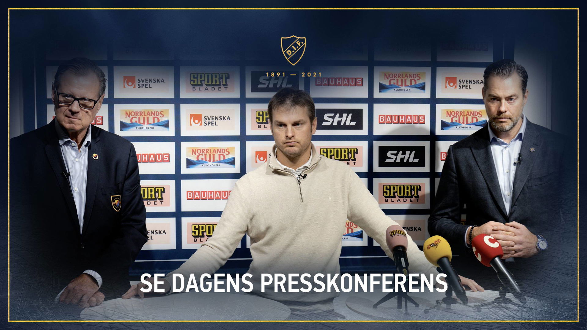 Djurgården Hockey: Se dagens presskonferens från Hovet