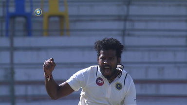 MD Nidheesh's 5/54 against Gujarat