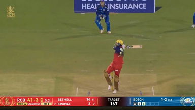 IPL 2026 M54: RCB vs MI - Krunal Pandya Six