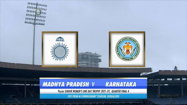 Womens Senior One Day Trophy 2021-22, QF4 - Madhya Pradesh v Karnataka: Match Highlights