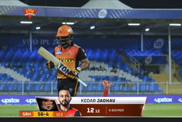 M37: SRH vs PBKS – Kedar Jadhav Wicket
