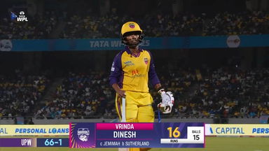 Wicket: Match 6, UP Warriorz vs Delhi Capitals, WPL 2025: Vrinda Dinesh Wicket