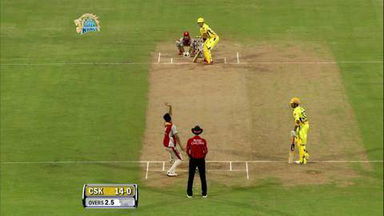 Match 37 CSK vs KXIP – du Plessis' 1st Six