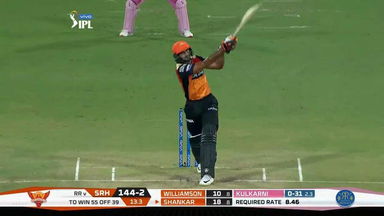 M08: SRH vs RR – Vijay Shankar Six